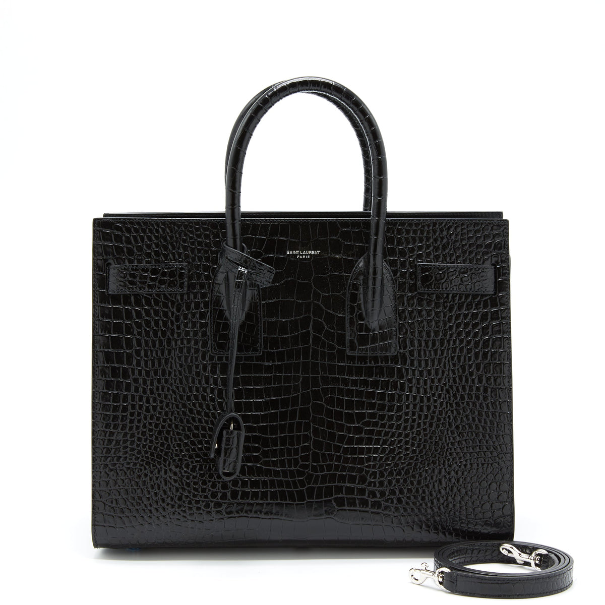 saint-laurent-ysl-sac-de-jour-crocodile-embossed-black-shw