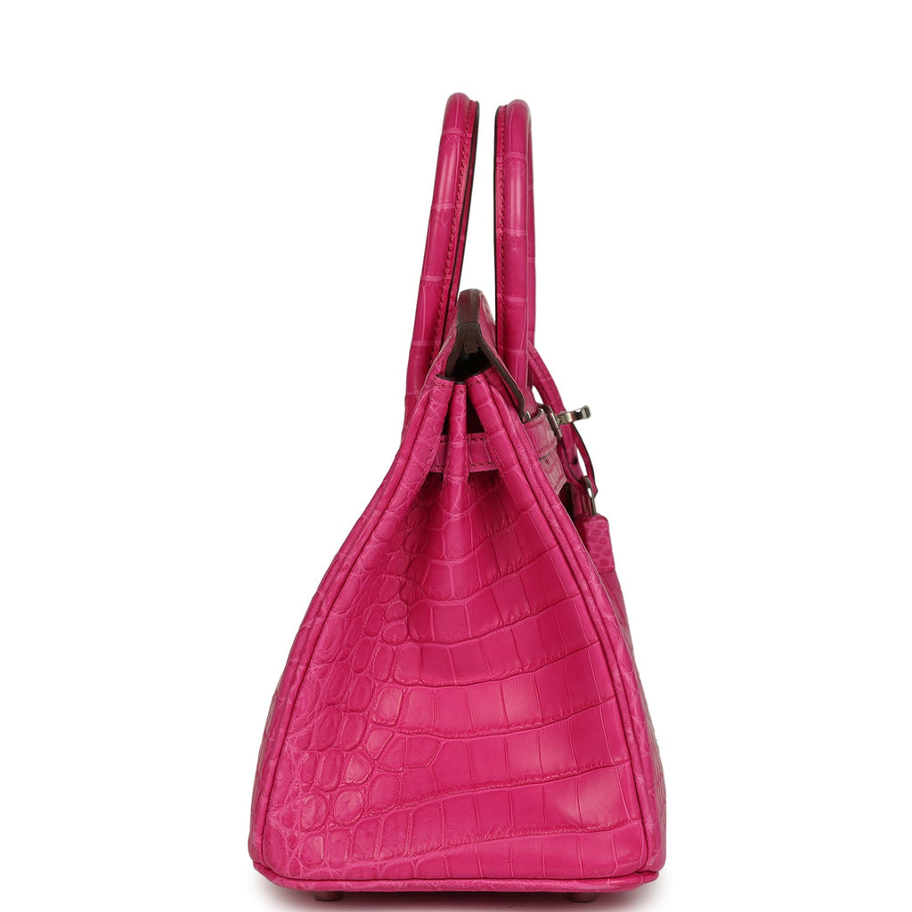 hermes-birkin-25-rose-shocking-matte-niloticus-crocodile-palladium-bag