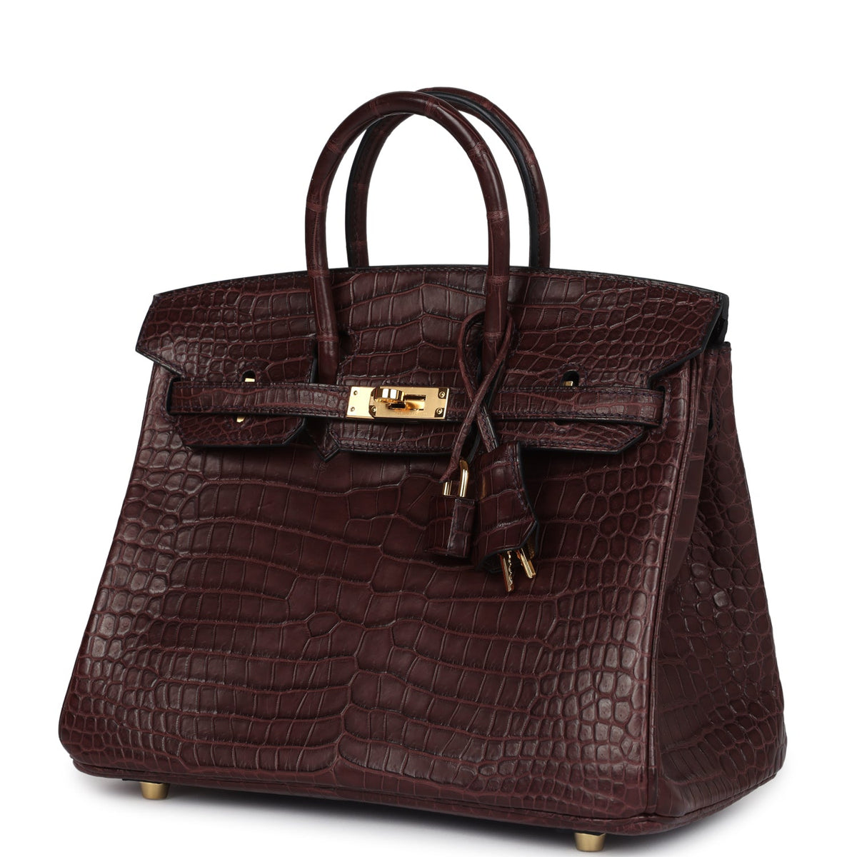 hermes-birkin-25-rouge-sellier-matte-porosus-crocodile-gold-bag