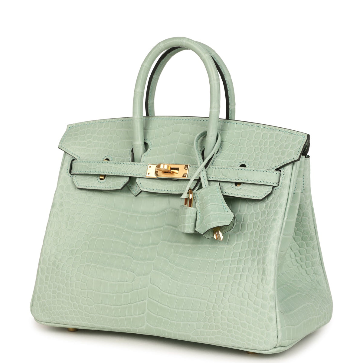 hermes-birkin-25-vert-deau-matte-porosus-crocodile-gold-hardware-bag