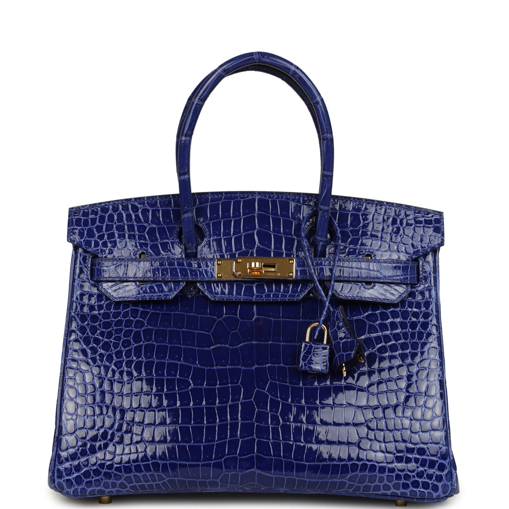 hermes-birkin-30-bleu-electric-shiny-porosus-crocodile-gold-hardware-bag