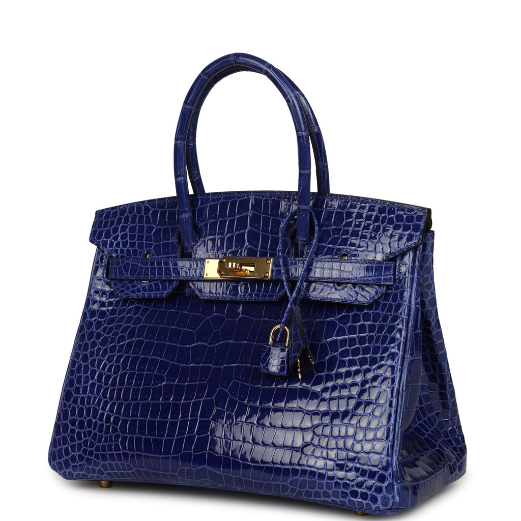 hermes-birkin-30-bleu-electric-shiny-porosus-crocodile-gold-hardware-bag