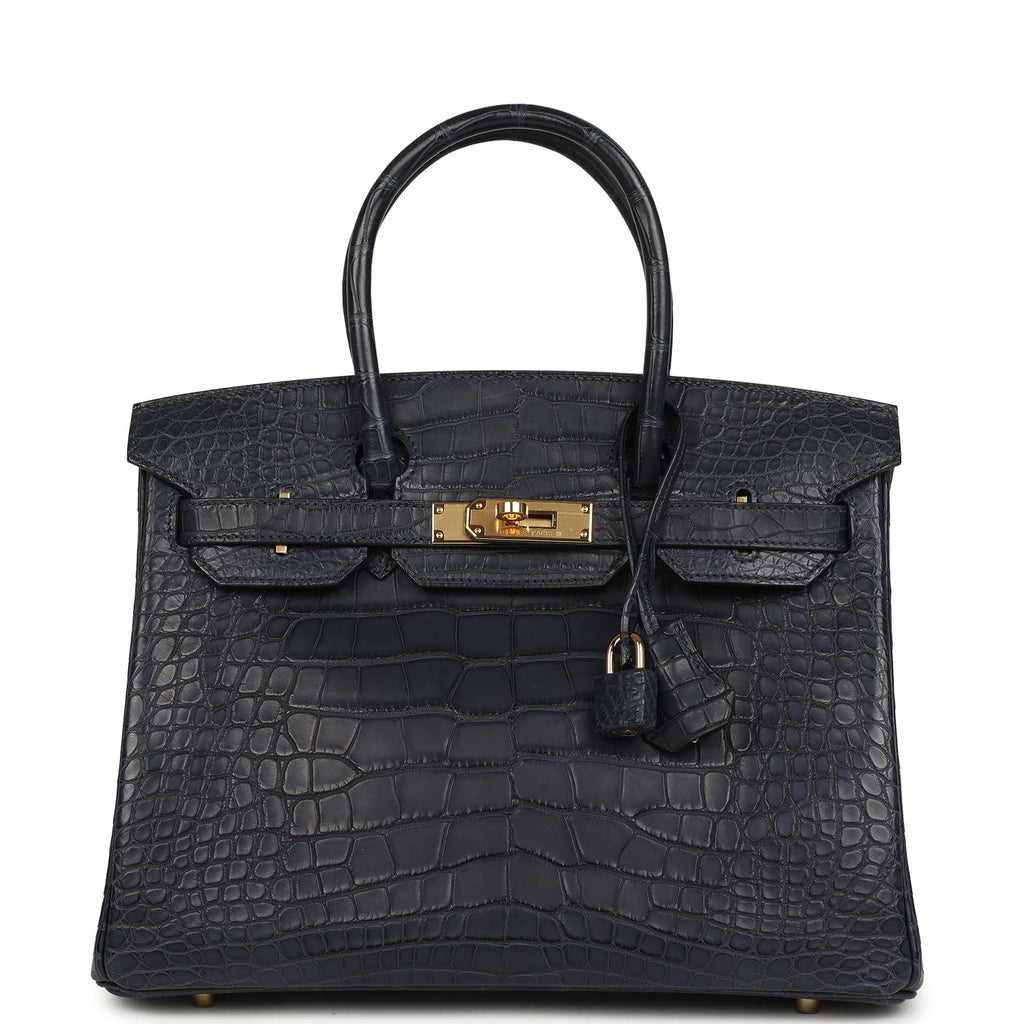 hermes-birkin-30-bleu-indigo-matte-alligator-gold-hardware-bag