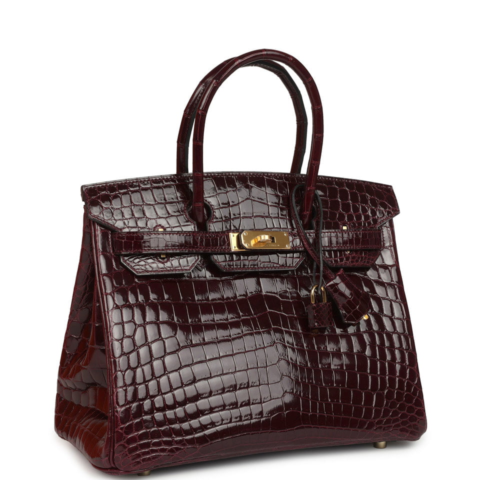 hermes-birkin-30-bordeaux-shiny-niloticus-crocodile-gold-hardware-bag