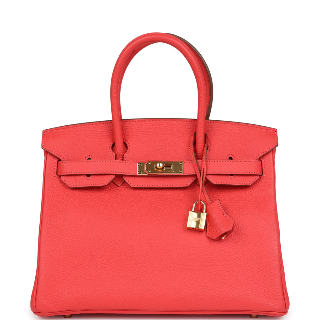 hermes-birkin-30-bougainvillea-clemence-gold-hardware-bag