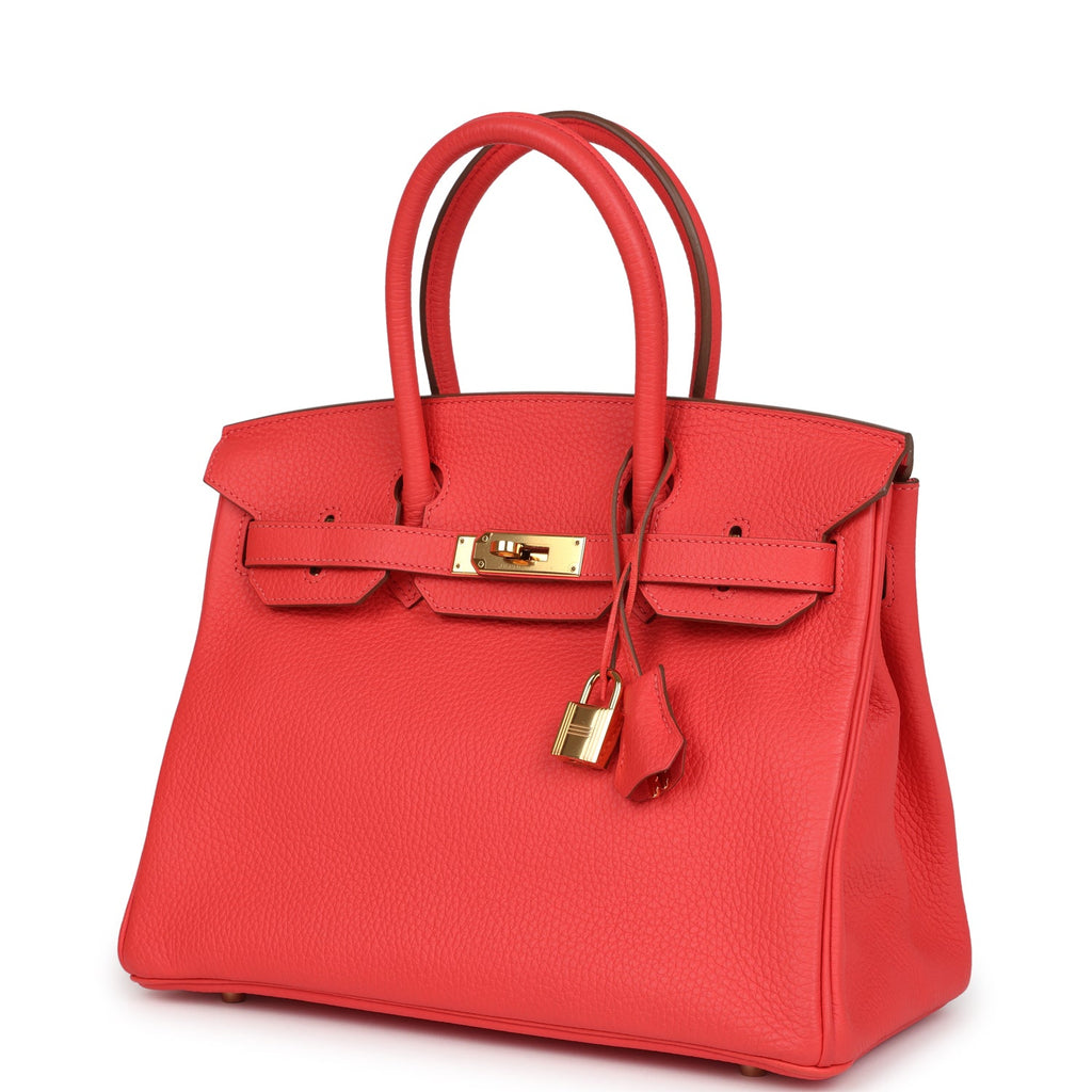 hermes-birkin-30-bougainvillea-clemence-gold-hardware-bag