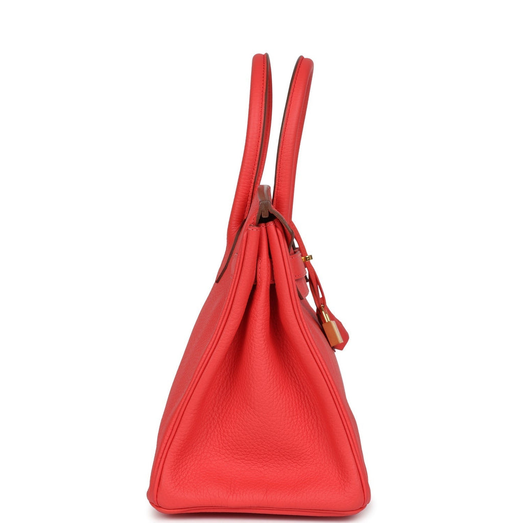 hermes-birkin-30-bougainvillea-clemence-gold-hardware-bag