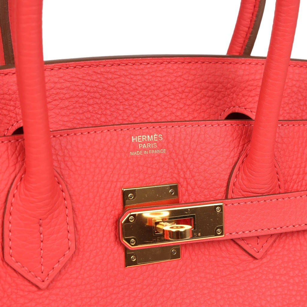 hermes-birkin-30-bougainvillea-clemence-gold-hardware-bag