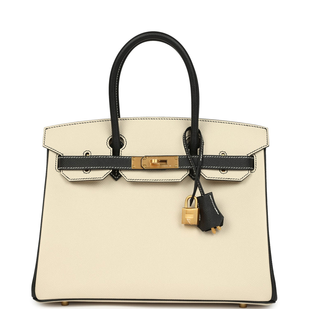 hermes-birkin-30-craie-and-black-epsom-brushed-gold-hardware-bag