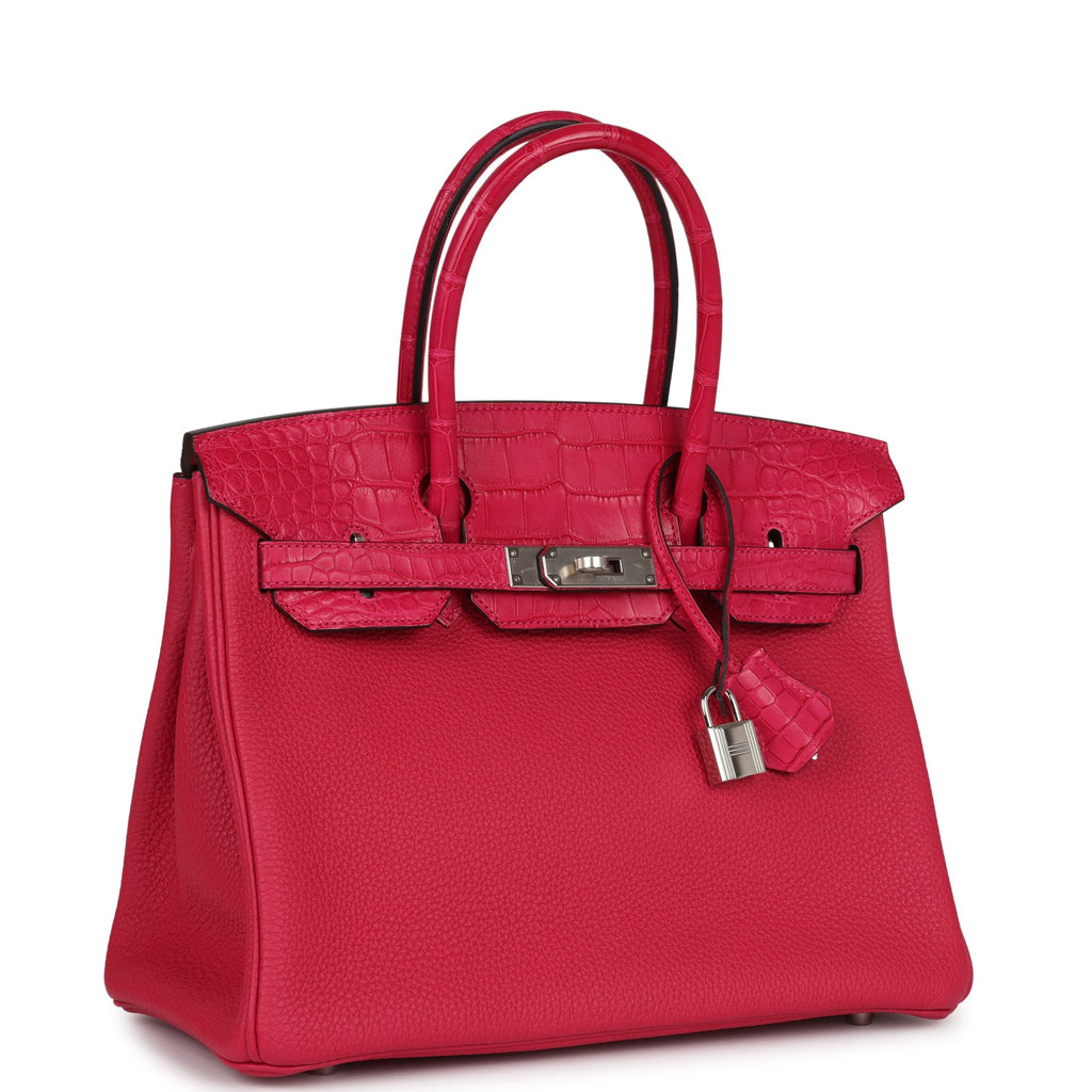 hermes-birkin-30-framboise-matte-alligator-togo-touch-palladium-hardware-bag