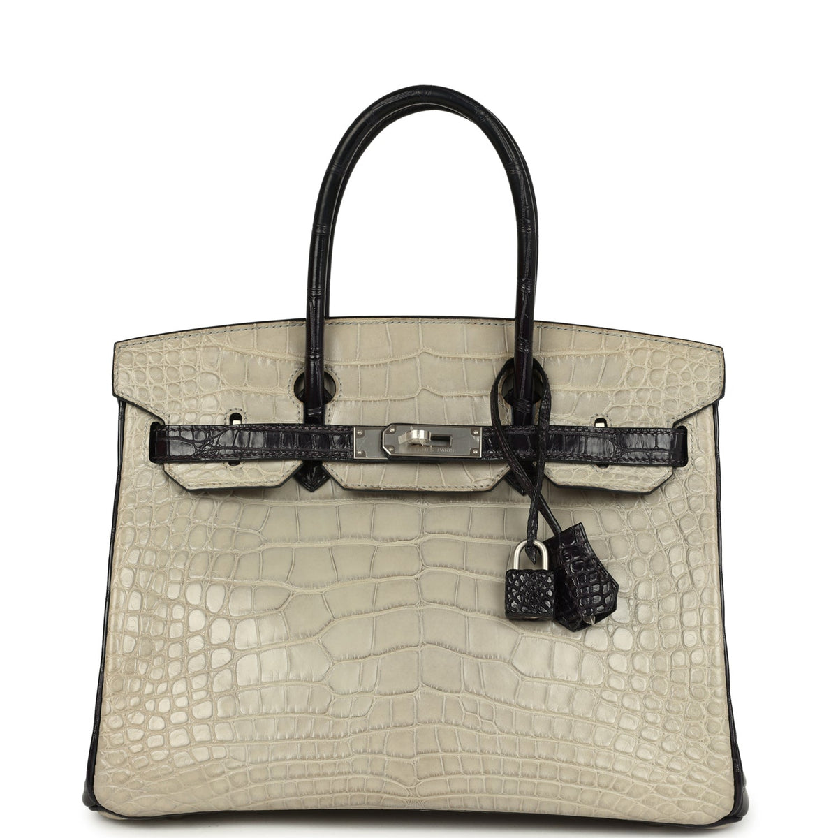 hermes-birkin-30-gris-perle-and-prunoir-matte-alligator-brushed-palladium-hardware-bag