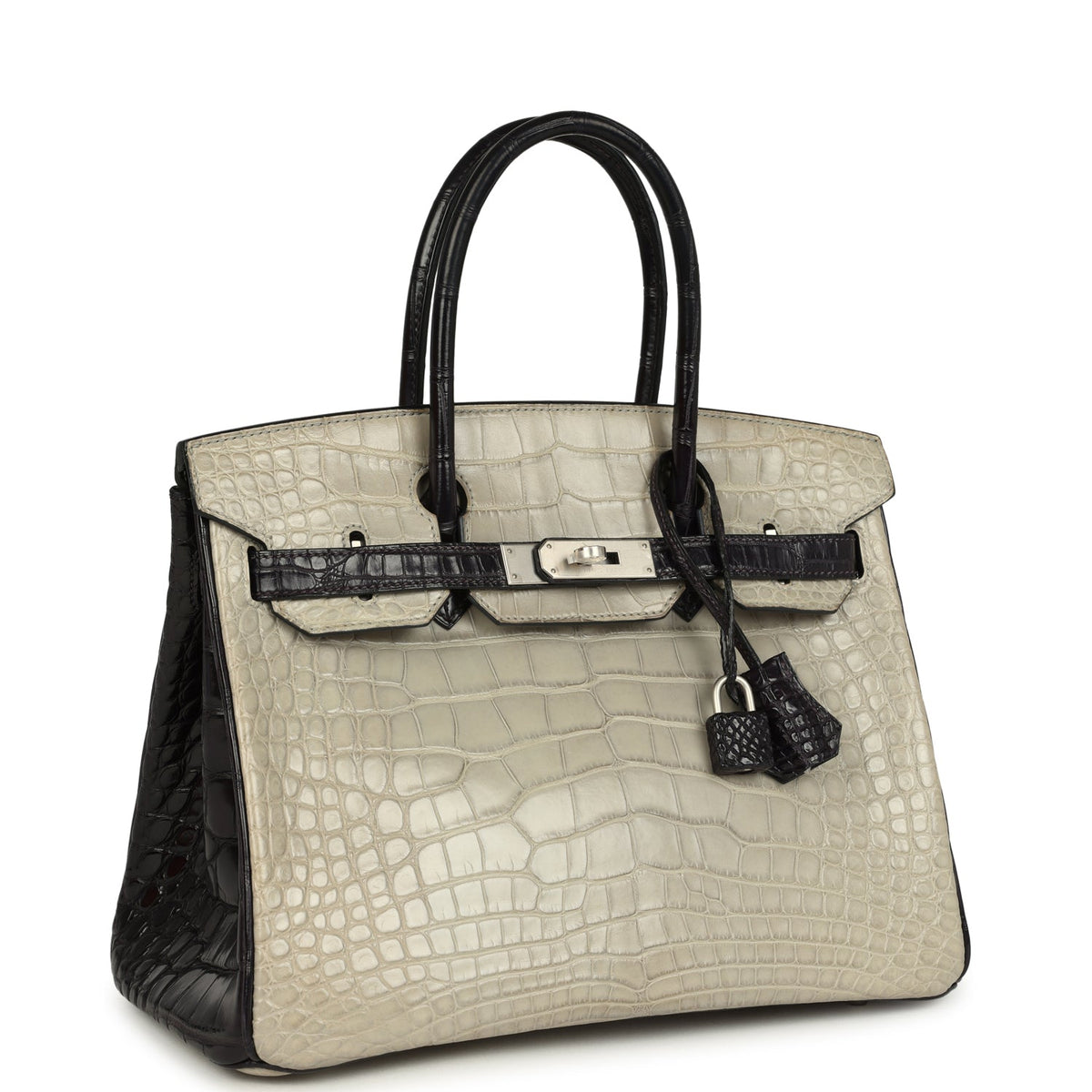 hermes-birkin-30-gris-perle-and-prunoir-matte-alligator-brushed-palladium-hardware-bag