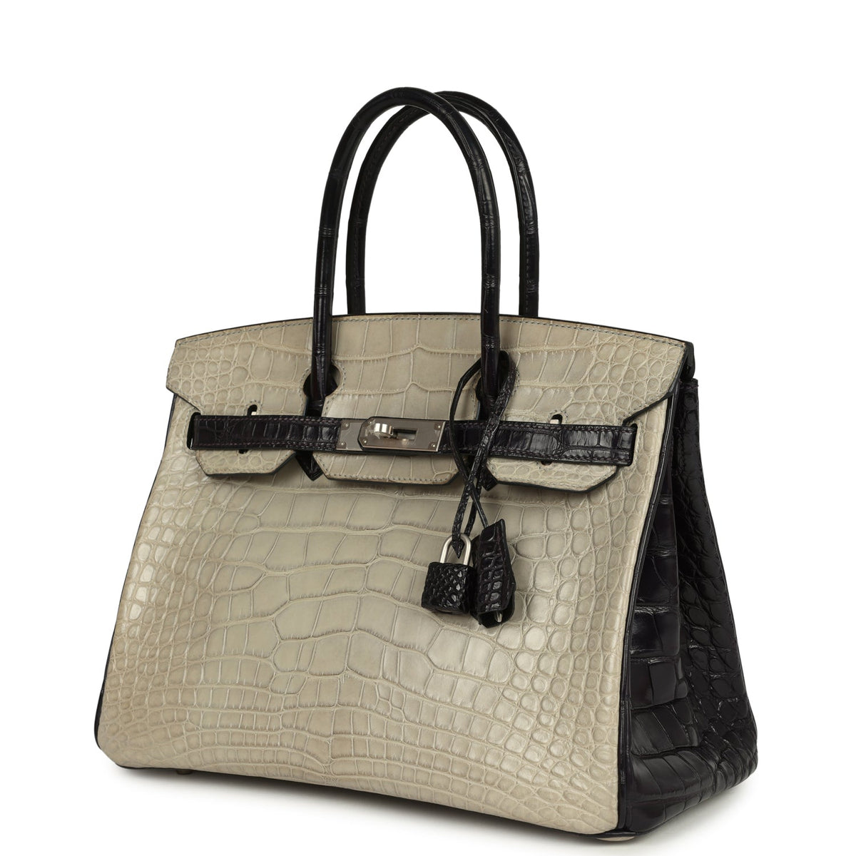 hermes-birkin-30-gris-perle-and-prunoir-matte-alligator-brushed-palladium-hardware-bag