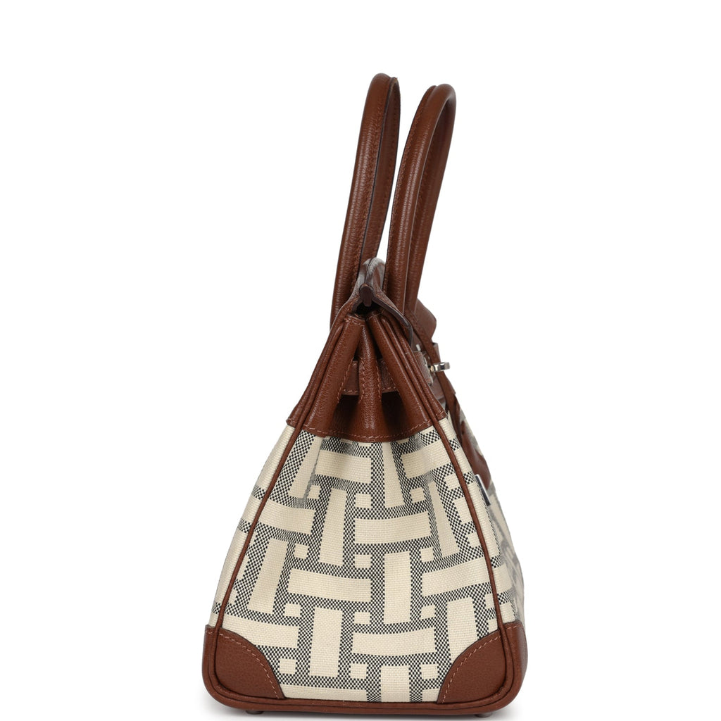 hermes-birkin-30-marron-dinde-buffalo-and-mosaique-canvas-palladium-hardware-bag