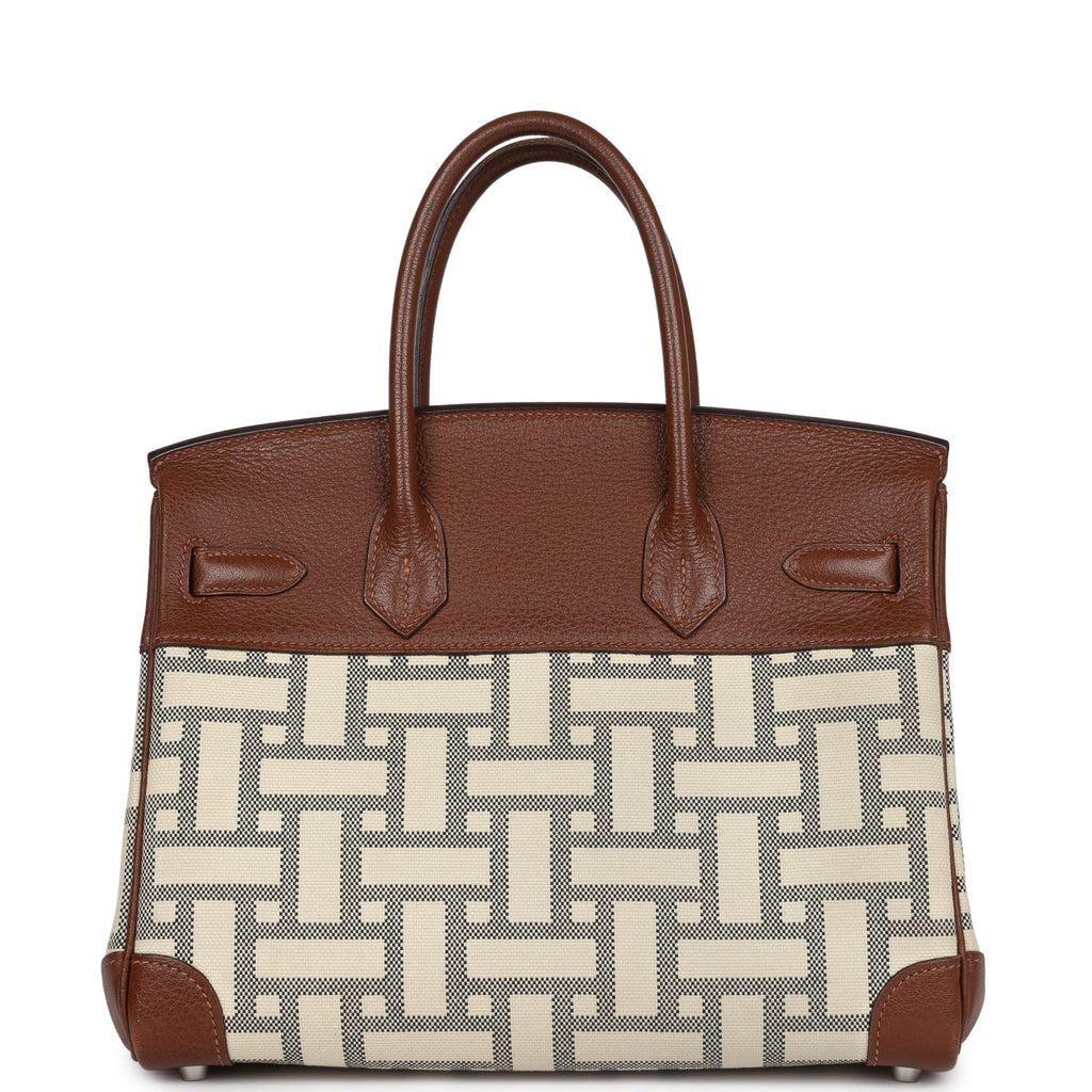 hermes-birkin-30-marron-dinde-buffalo-and-mosaique-canvas-palladium-hardware-bag