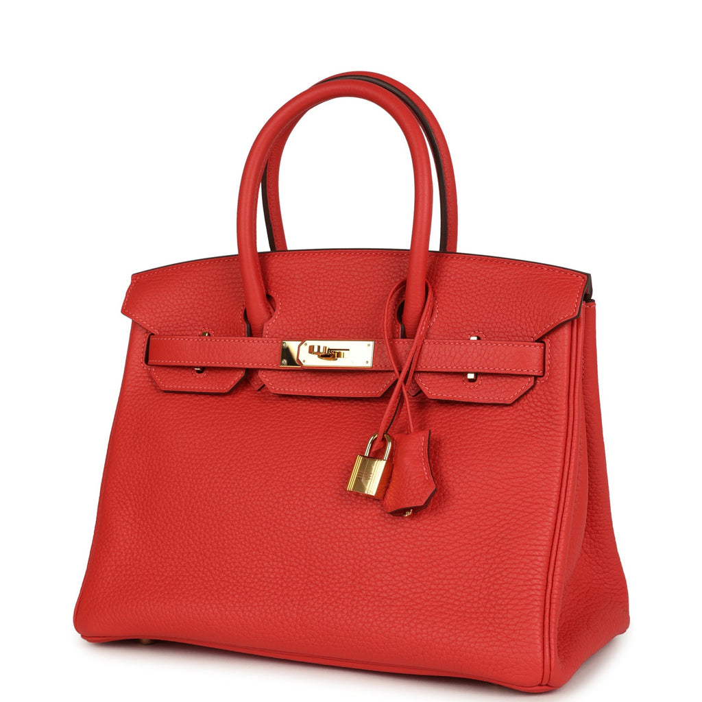 hermes-birkin-30-rouge-pivoine-clemence-gold-hardware-bag
