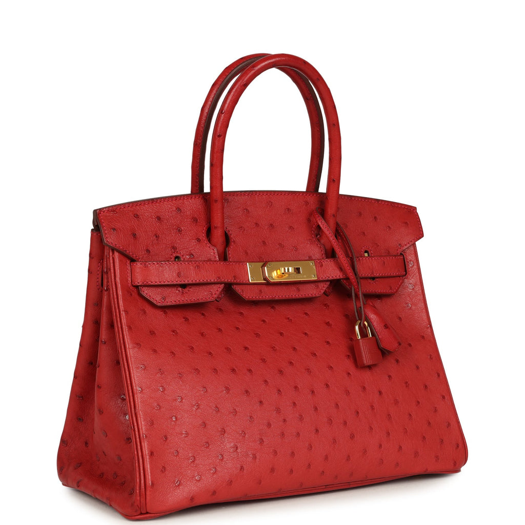 hermes-birkin-30-rouge-vif-ostrich-gold-hardware-bag