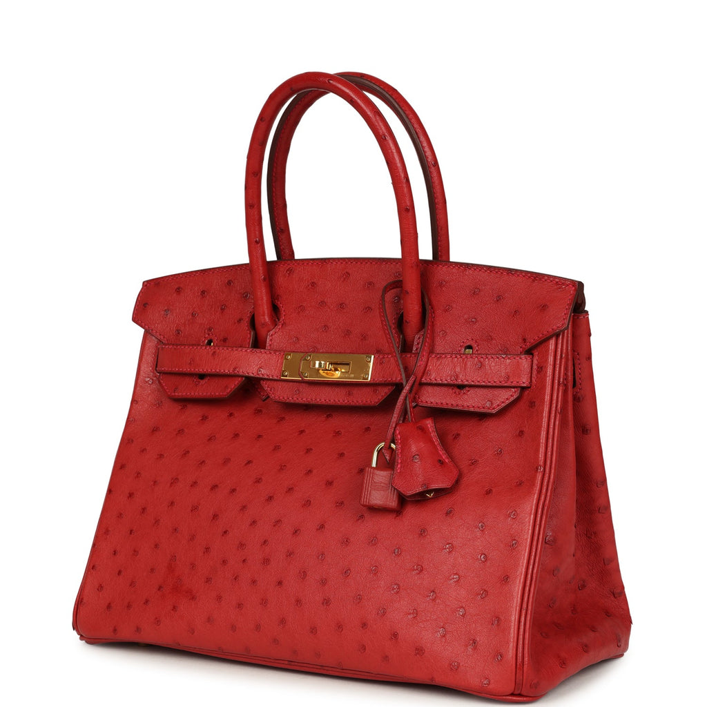 hermes-birkin-30-rouge-vif-ostrich-gold-hardware-bag