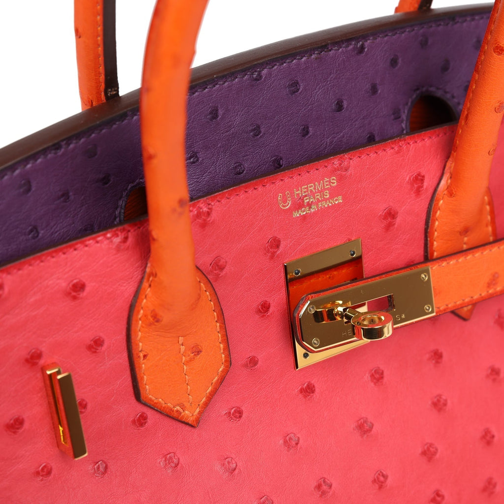 hermes-birkin-30-tangerine-violet-and-bougainvillea-ostrich-gold-hardware-bag