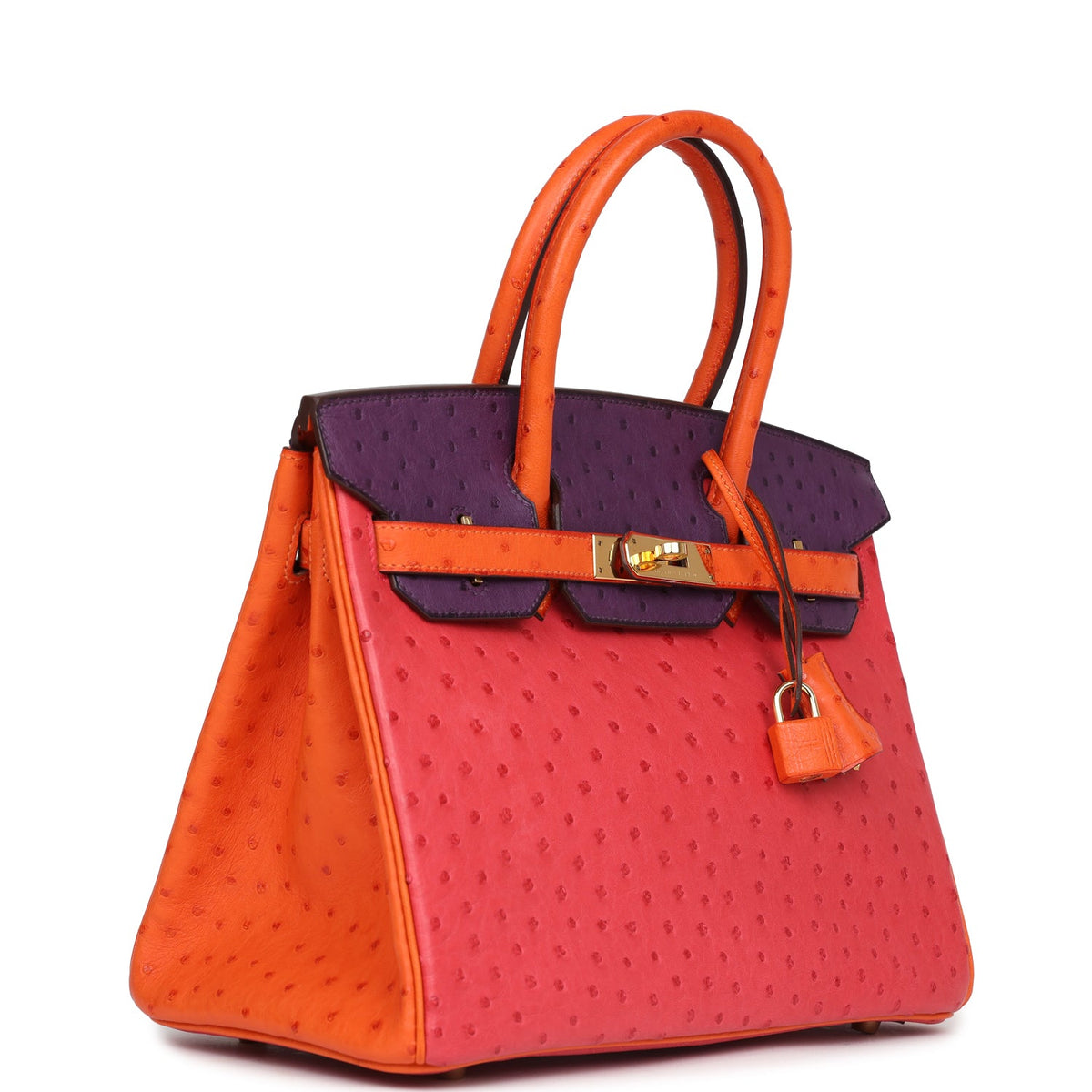hermes-birkin-30-tangerine-violet-and-bougainvillea-ostrich-gold-hardware-bag