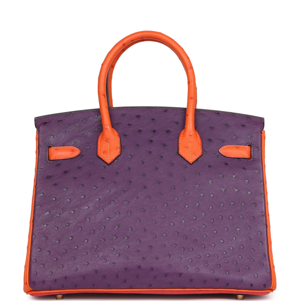 hermes-birkin-30-tangerine-violet-and-bougainvillea-ostrich-gold-hardware-bag