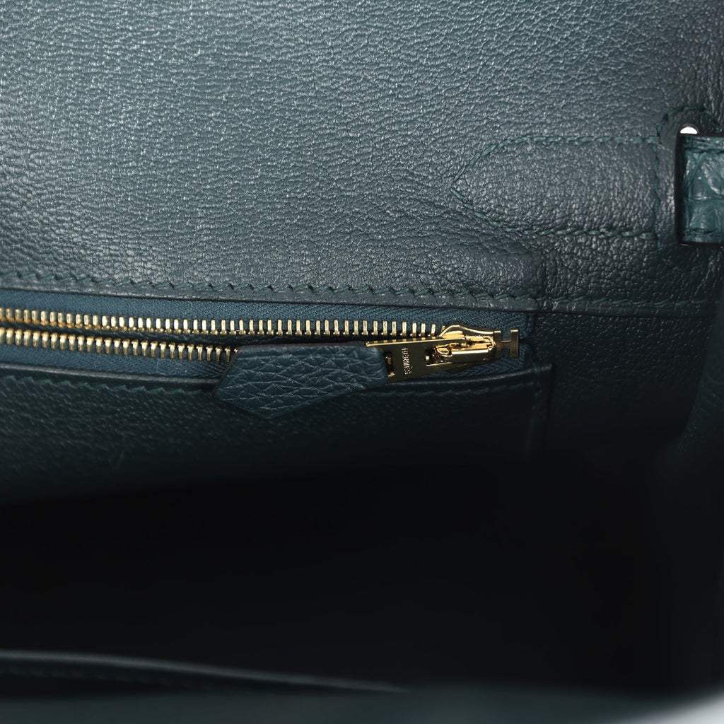 hermes-birkin-30-vert-cypress-togo-and-matte-alligator-touch-gold-hardware-bag
