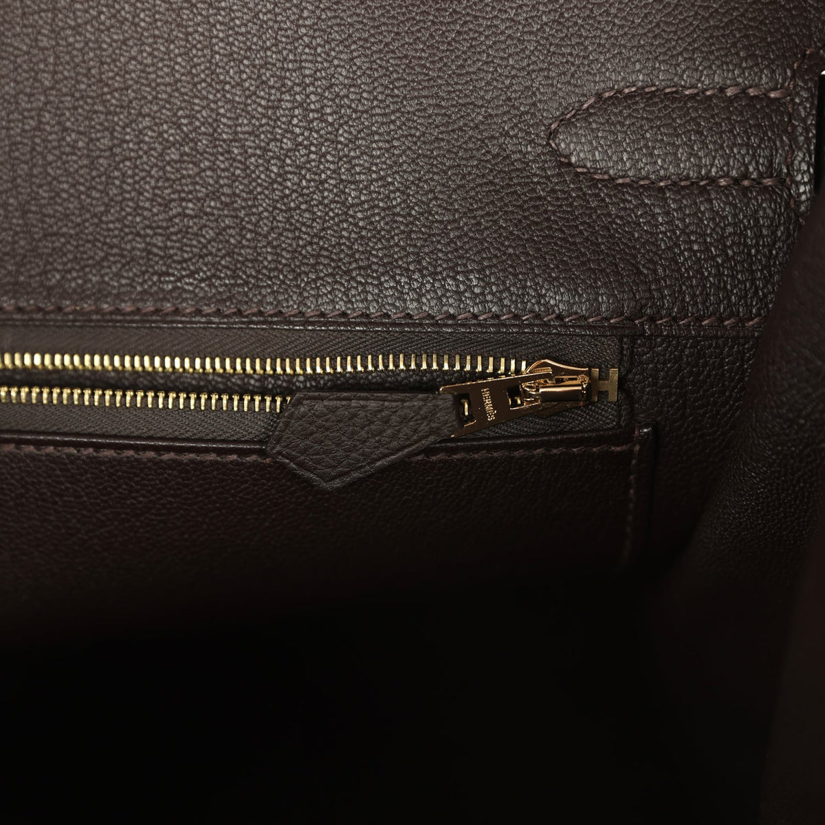 Hermes Birkin 35 Bai-Brun Togo Gold Hardware