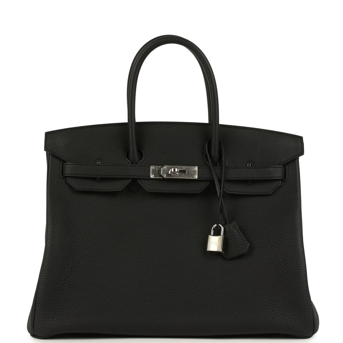 Hermes Birkin 35 Black Verso Togo Palladium Hardware