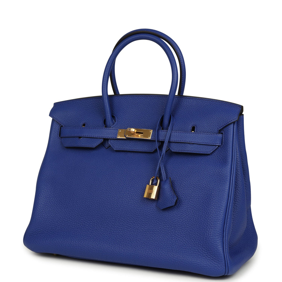 Hermes Birkin 35 Bleu Electric Togo Gold Hardware