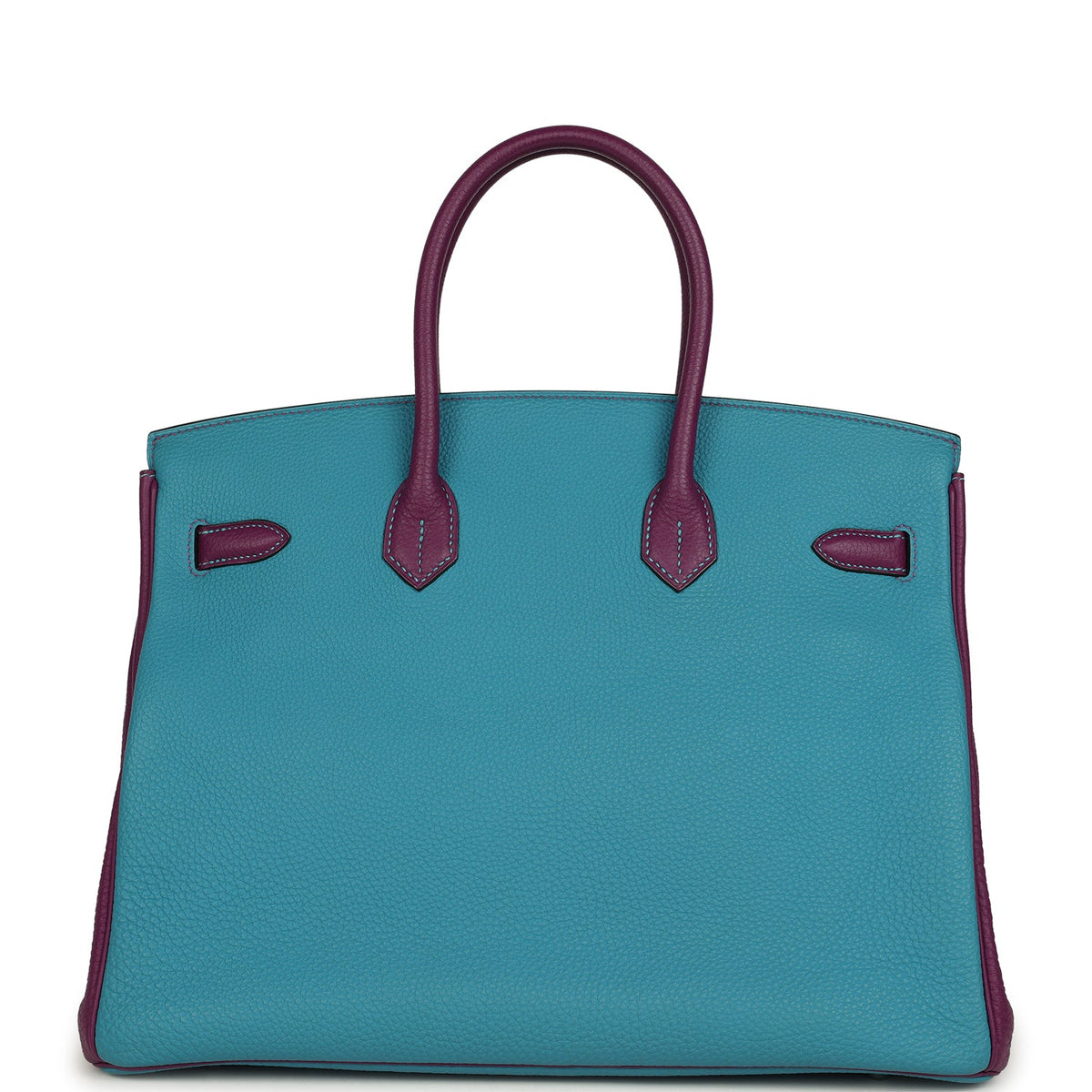 Hermes Birkin 35 Bleu Izmir and Anemone Togo Brushed Palladium Hardware