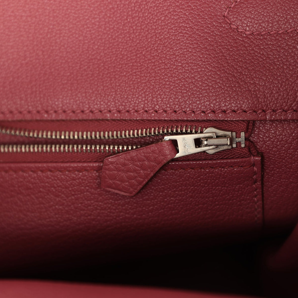 Hermes Birkin 35 Bois De Rose Clemence Palladium Hardware