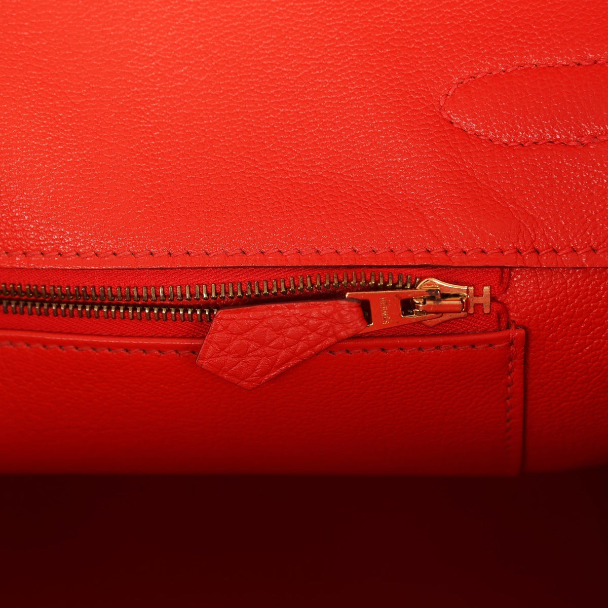 Hermes Birkin 35 Capucine Togo Gold Hardware