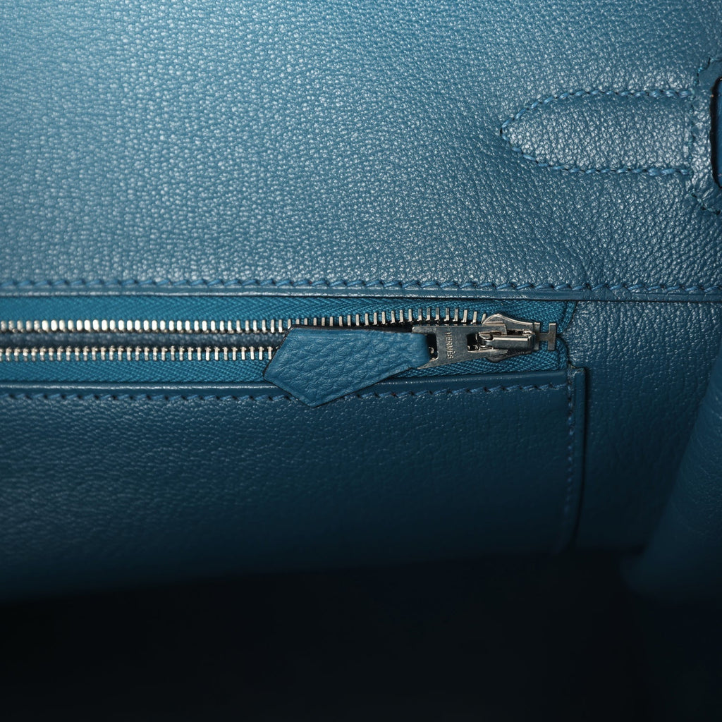 Hermes Birkin 35 Cobalt Togo Palladium Hardware