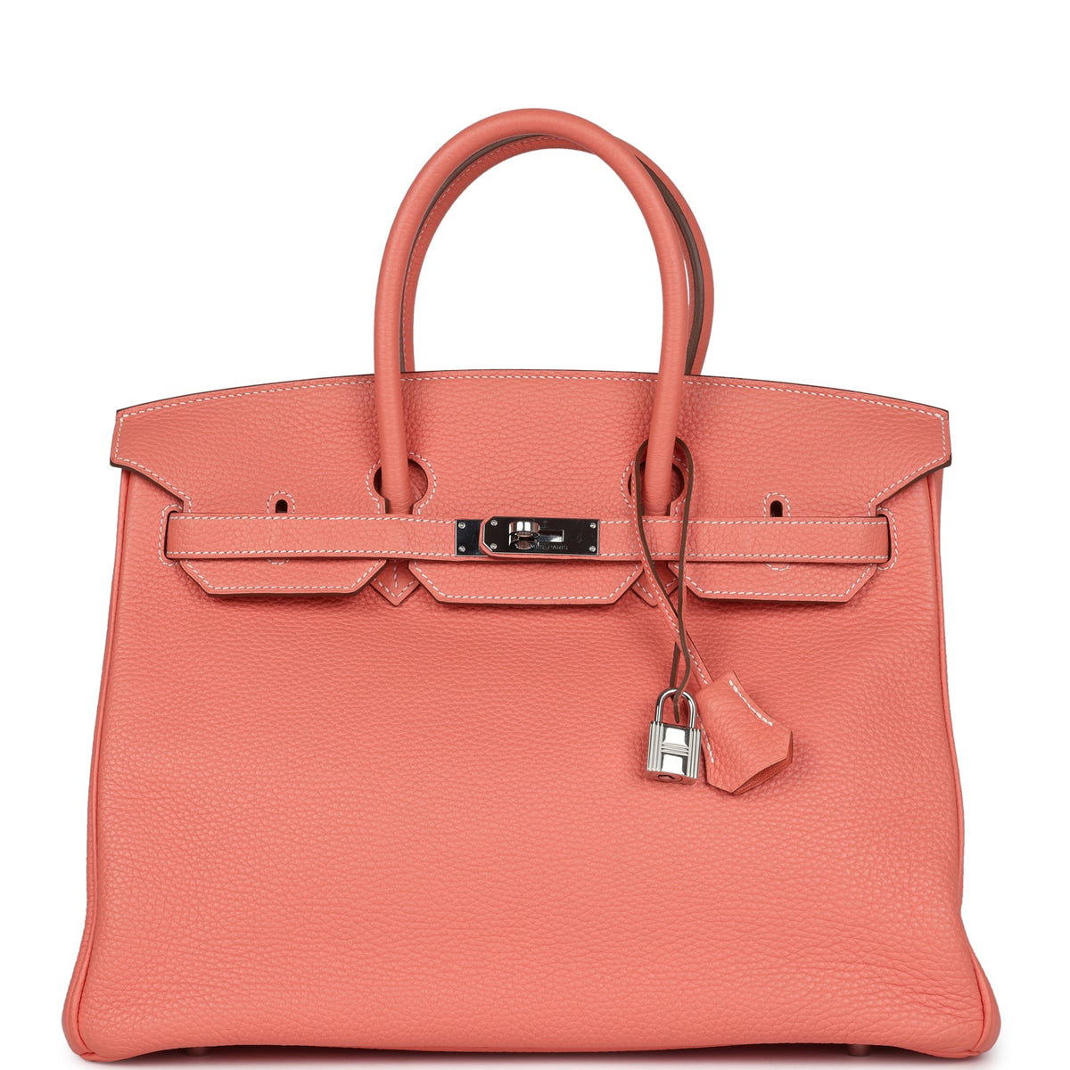 Hermes Birkin 35 Crevette Clemence Palladium Hardware