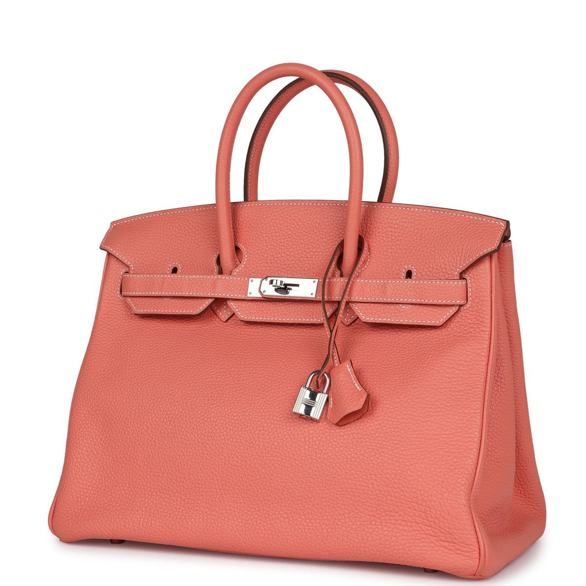Hermes Birkin 35 Crevette Clemence Palladium Hardware