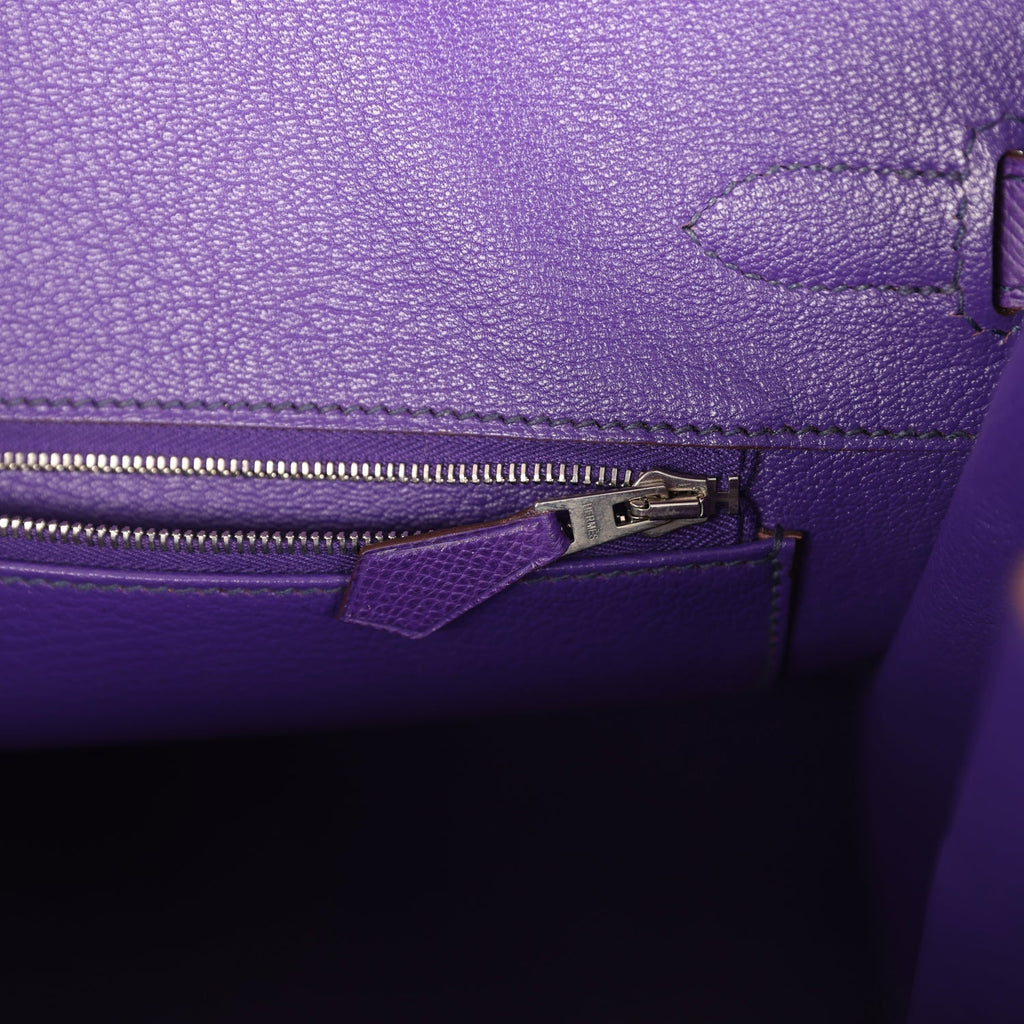 Hermes Birkin 35 Crocus Epsom Palladium Hardware