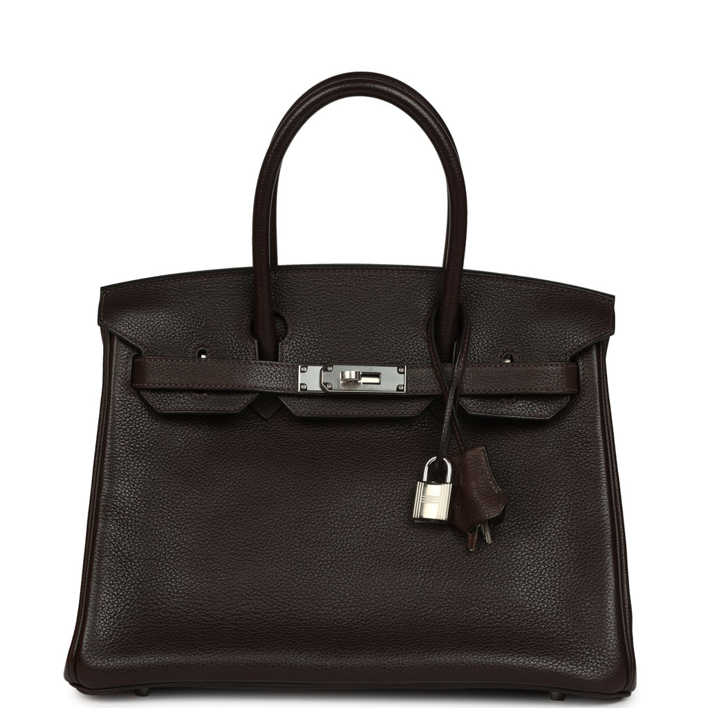 Hermes Birkin 35 Ebene Barenia Faubourg Gold Hardware