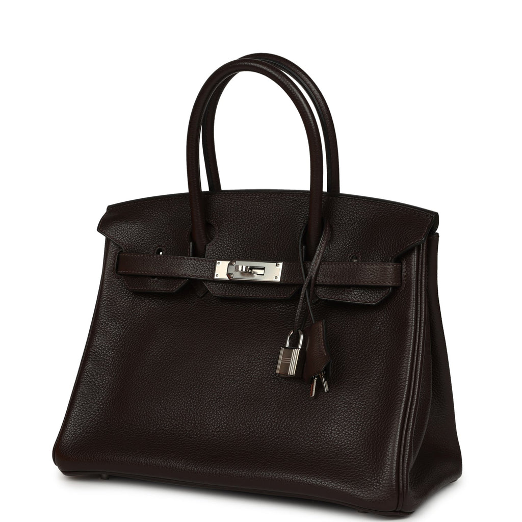Hermes Birkin 35 Ebene Barenia Faubourg Gold Hardware
