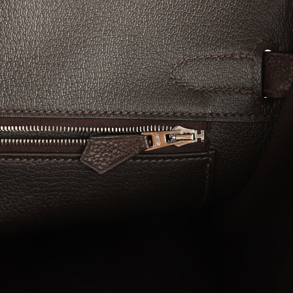 Hermes Birkin 35 Ebene Barenia Faubourg Gold Hardware