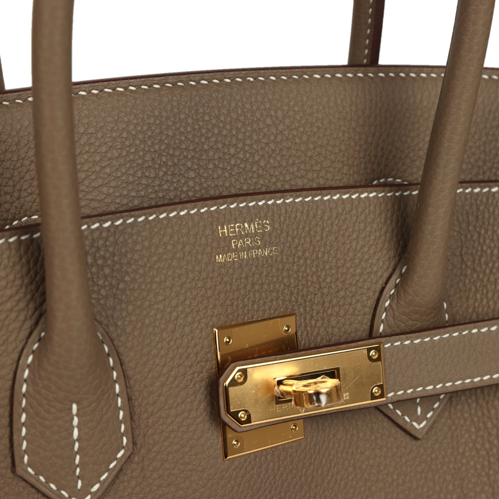 Hermes Birkin 35 Etoupe Togo Gold Hardware