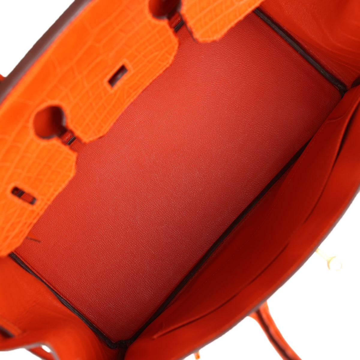 Hermes Birkin 35 Feu Matte Alligator Gold Hardware