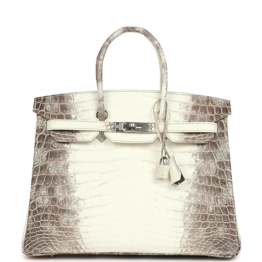 Hermes Birkin 35 Himalaya Niloticus Crocodile Bag