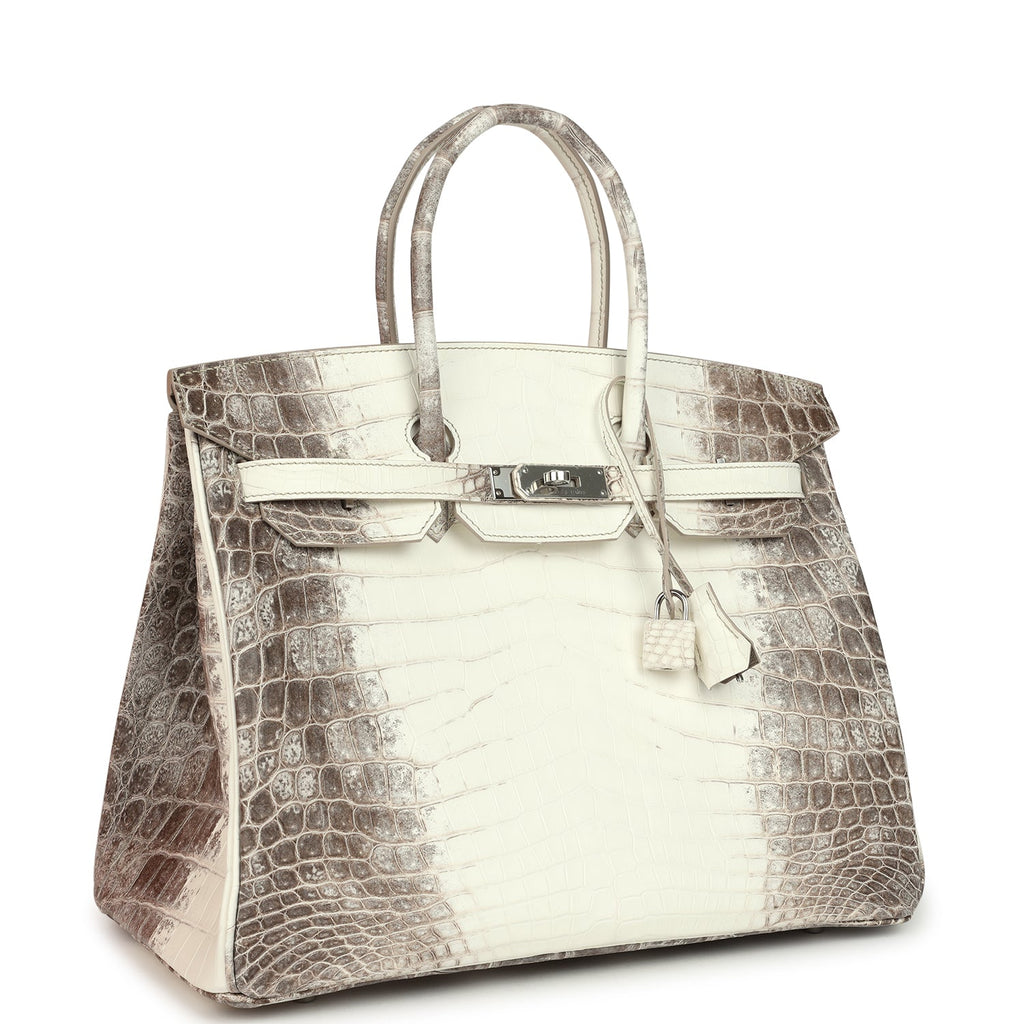Hermes Birkin 35 Himalaya Niloticus Crocodile Bag