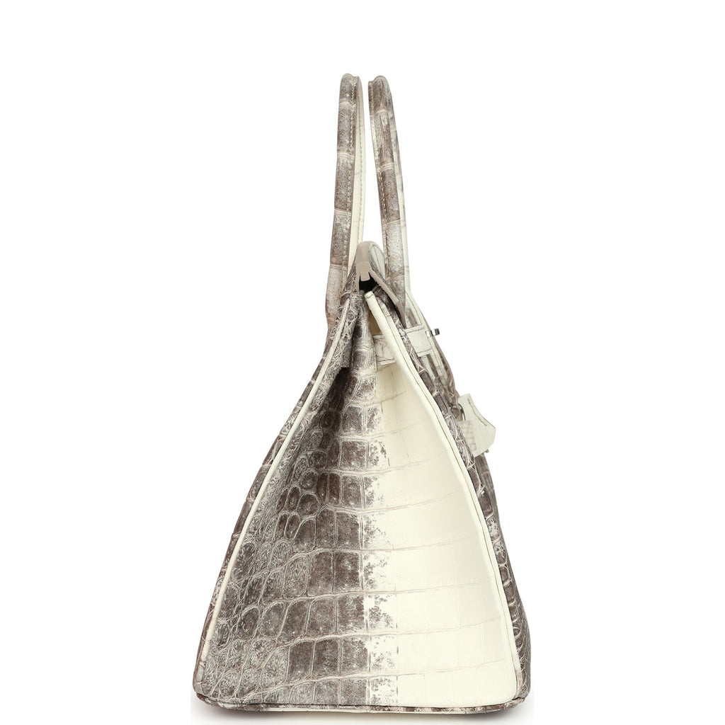 Hermes Birkin 35 Himalaya Niloticus Crocodile Bag
