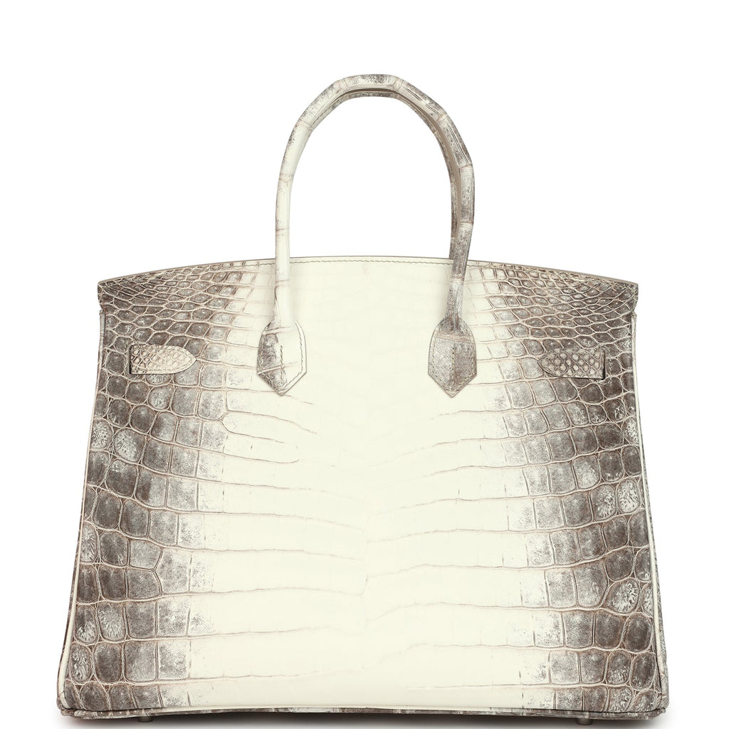 Hermes Birkin 35 Himalaya Niloticus Crocodile Bag