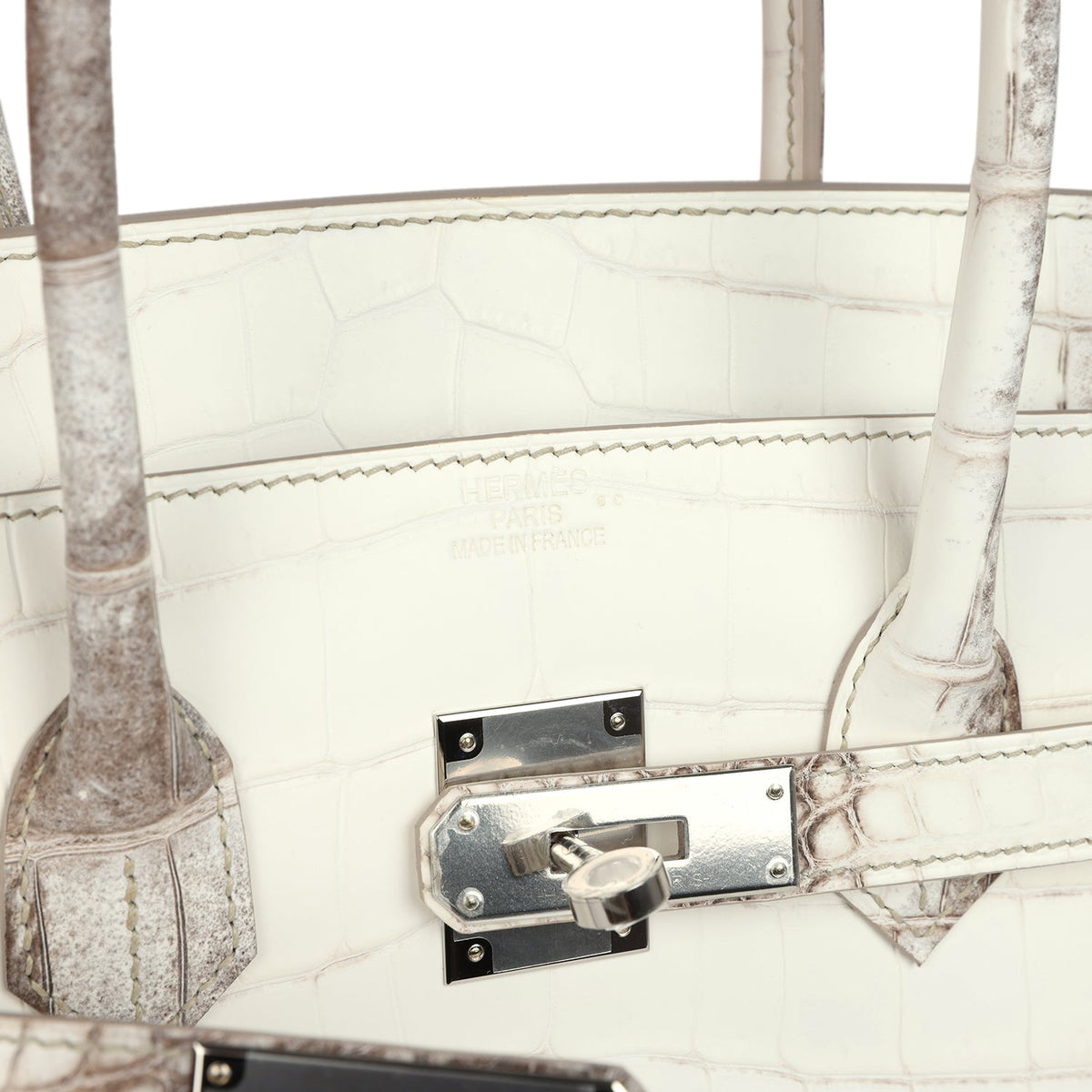 Hermes Birkin 35 Himalaya Niloticus Crocodile Bag