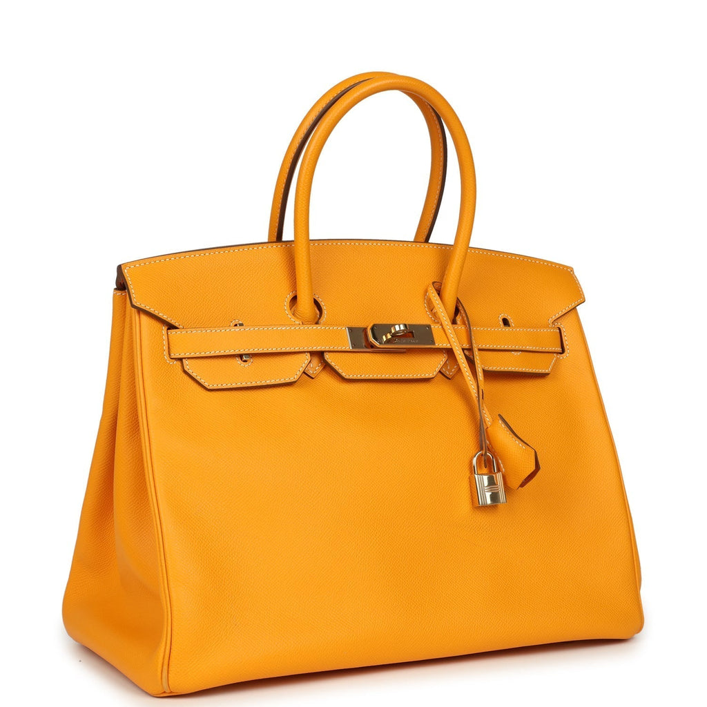 Hermes Birkin 35 Jaune D'or Candy Epsom Palladium Hardware