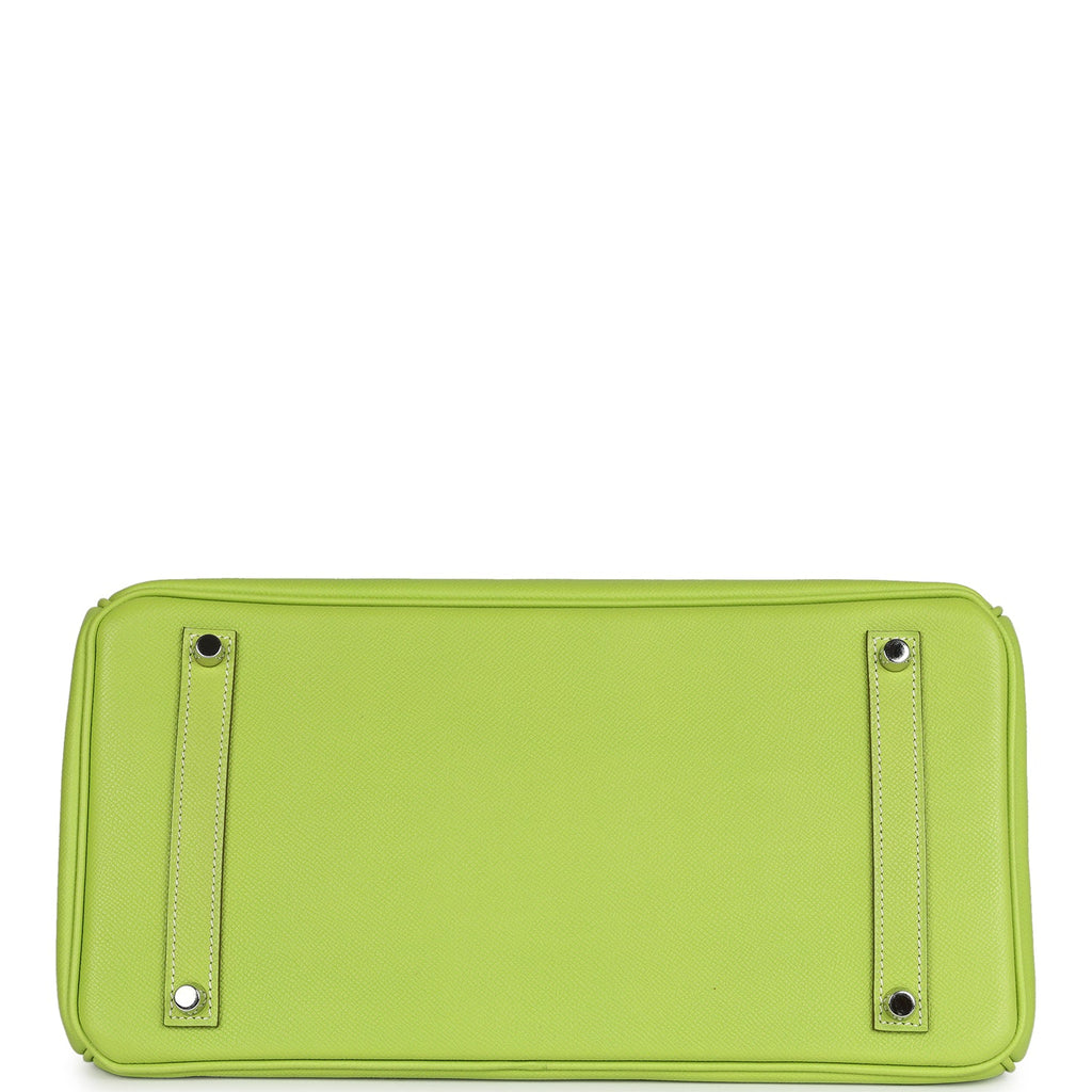 Hermes Birkin 35 Kiwi Candy Epsom Palladium Hardware