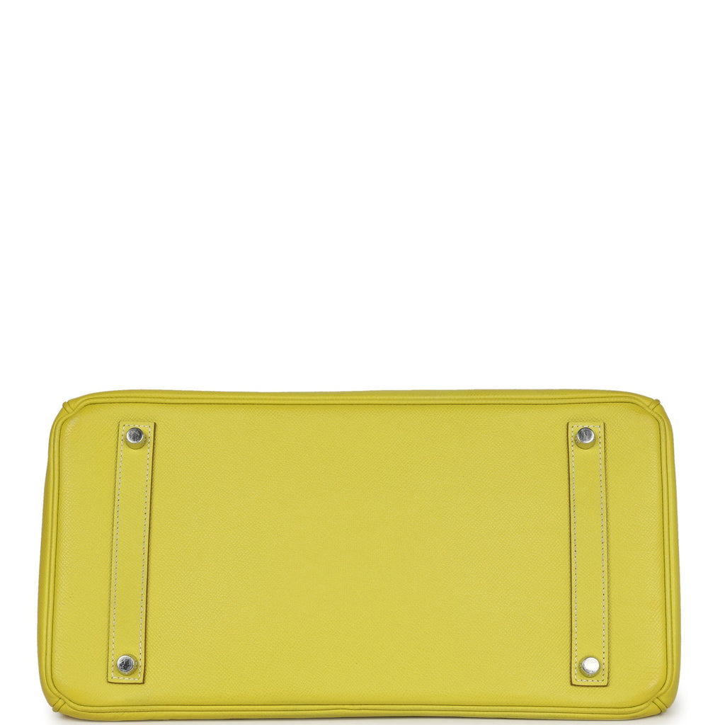 Hermes Birkin 35 Lime Candy Epsom Palladium Hardware
