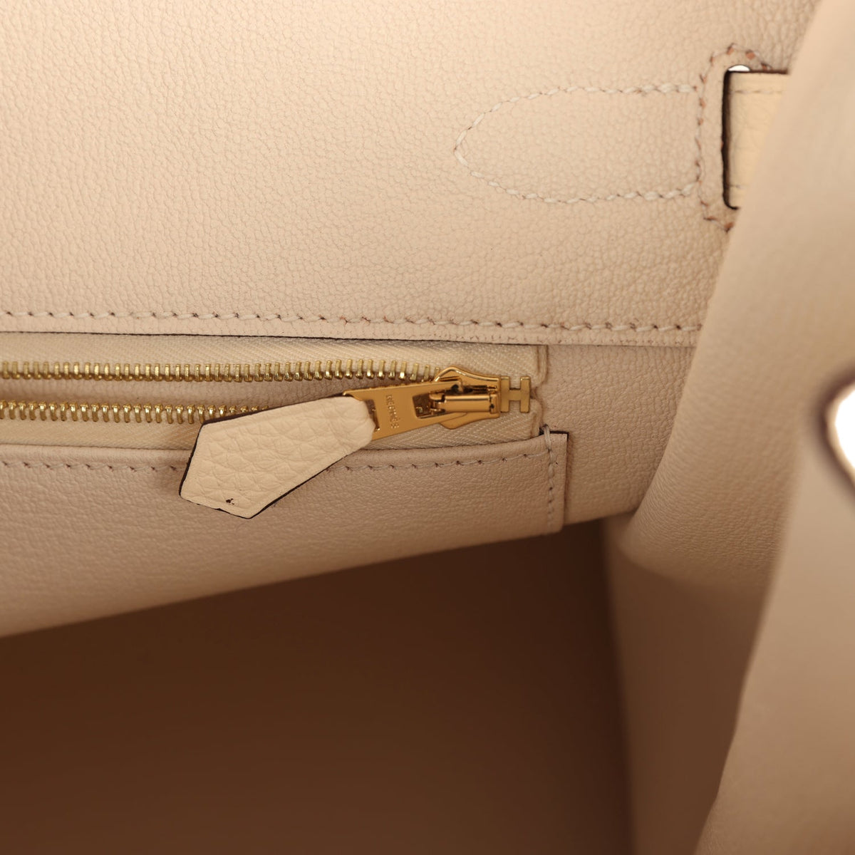 Hermes Birkin 35 Nata Clemence Gold Hardware